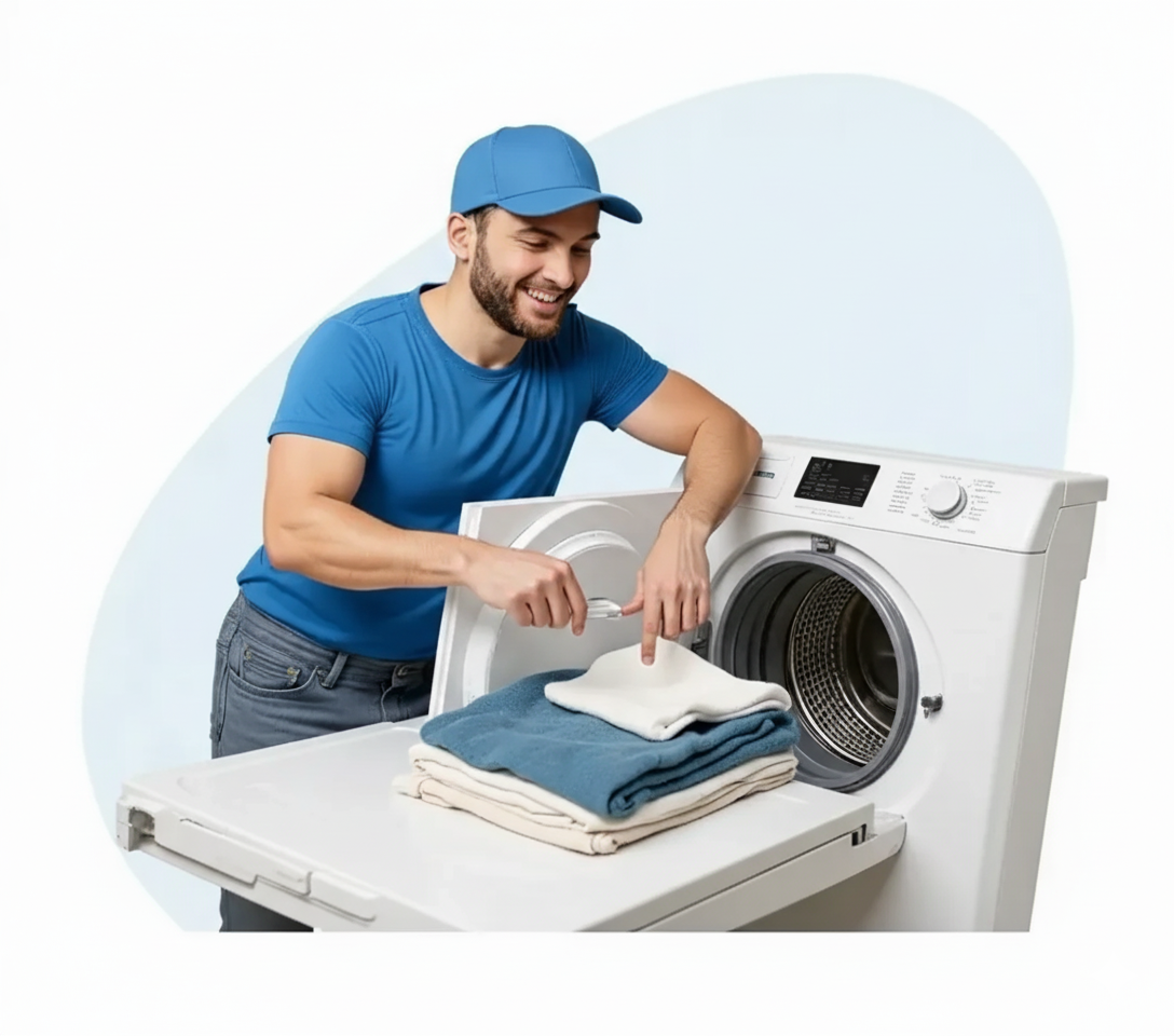 Professional sorting for express laundry service - Fabric type segregation