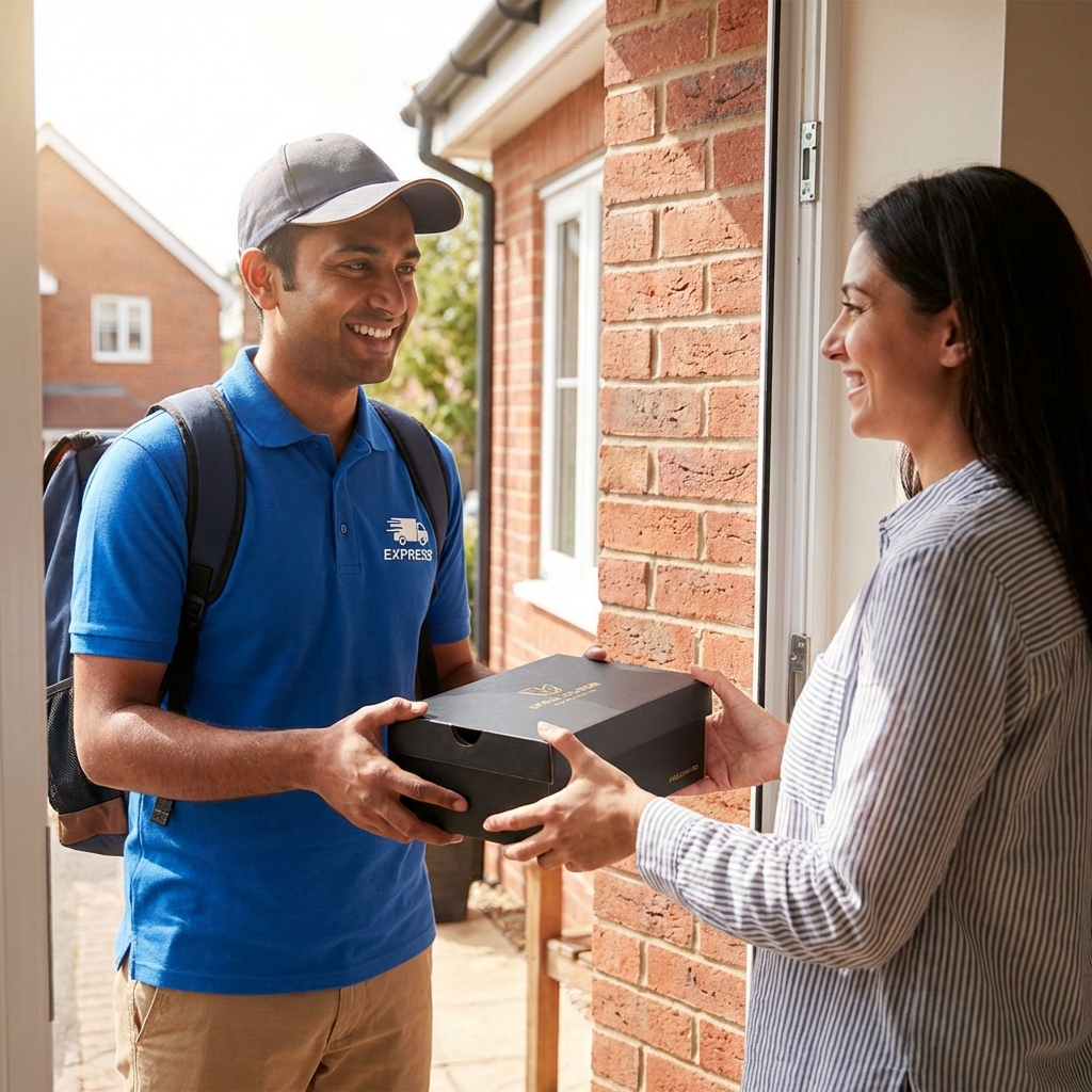 Shoe packaging and delivery